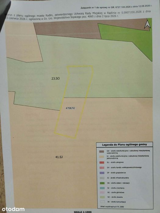 Działka budowlana w Radlinie - zieleń, spokój, bez pośredników - Widok 4