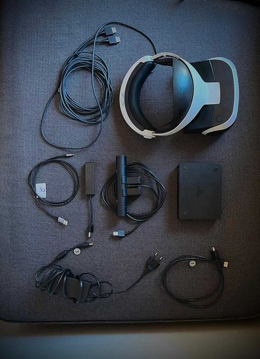 Playstation VR (pack completo) + 2 PlayStation Move + Adaptador para PS5