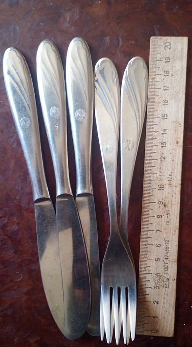 Ножи вилки нержавейка Аэрофлот Интурист