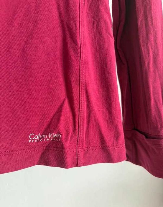 Longsleeve damski bluzka Calvin Klein bawełniana sportowa na zimę S/36