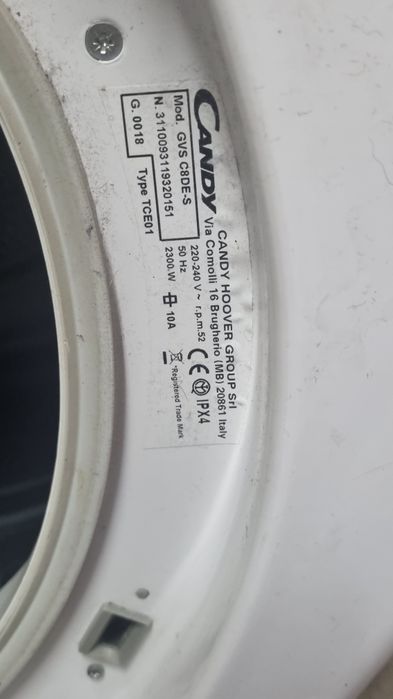 Máquina de Secar Candy com avaria