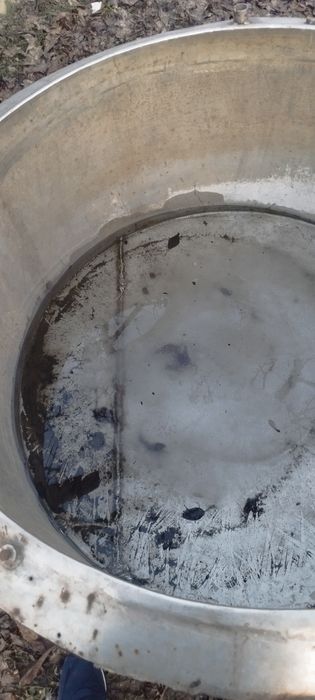 Чан з нержавійки діаметр 120см в глибину 60см,товщина стінок 2.5