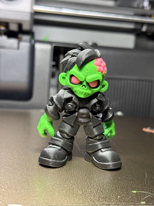 Zumbi flexível para brinquedo