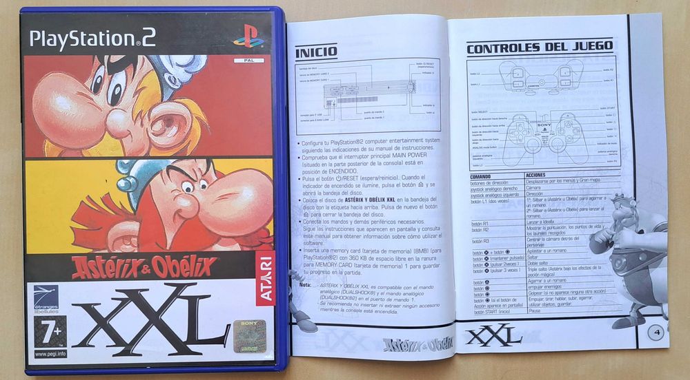 Asterix & Obelix XXL PS2 - Completo com Manual Original (PT/ES/IT)