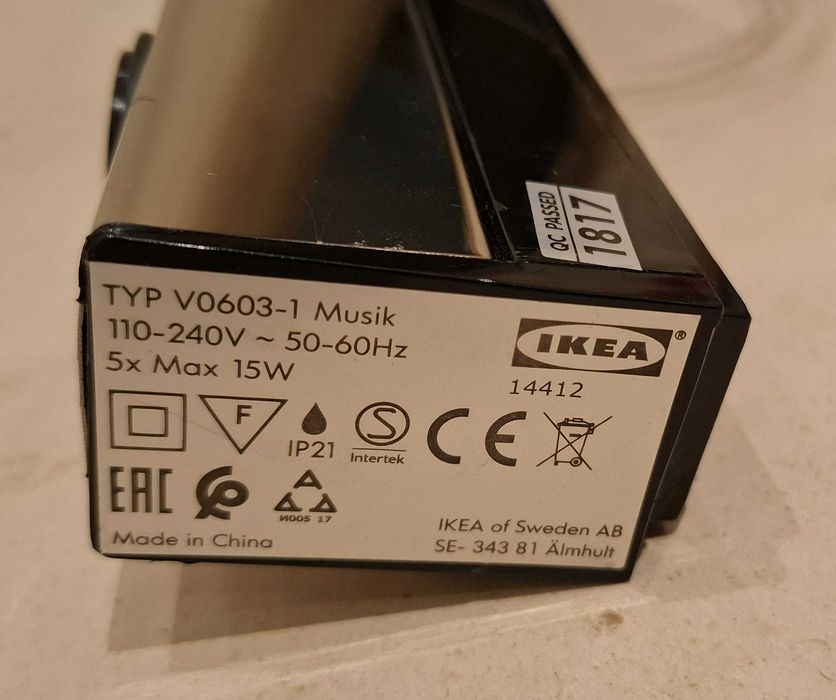 Candeeiro Ikea Musik