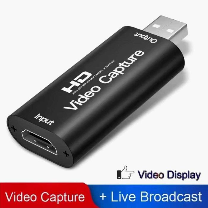 Карта видеозахвата HDMI-USB 2.0 4K/1080p для стримов и записи