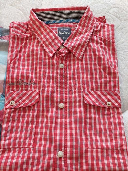 Lote 2 Camisas – pepe jeans, american Egle – tamanho L eu