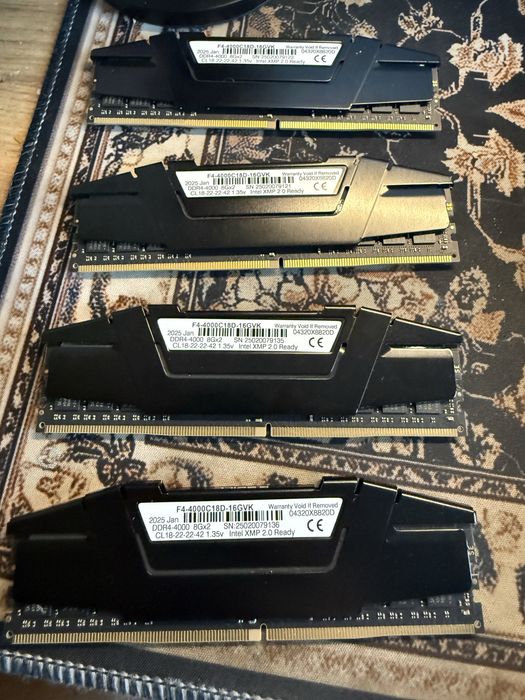 ОЗУ Ddr4 g.skill ripjaws 4000