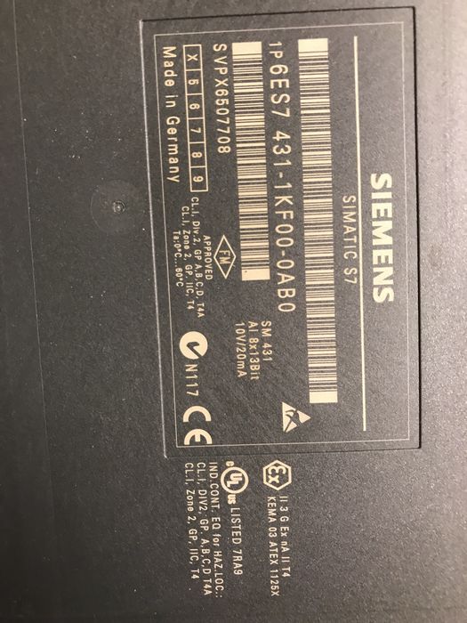 Siemens Simatic S7 - karty AI/AO/DI/DO