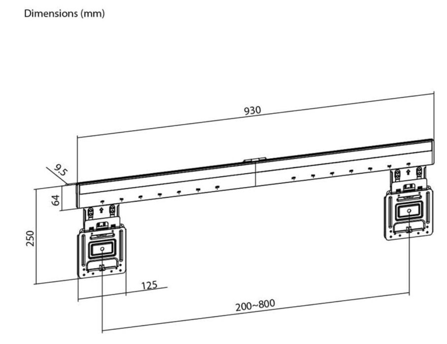 Suporte de TV para Fixação na Parede