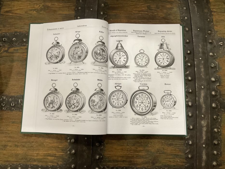 F.M.S. F.Mauthe- katalog zegarów- 1912r- 140 stron