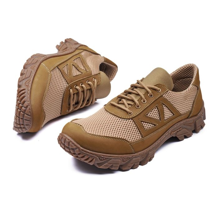 Тактичні кросівки шкіряні сітка, літо