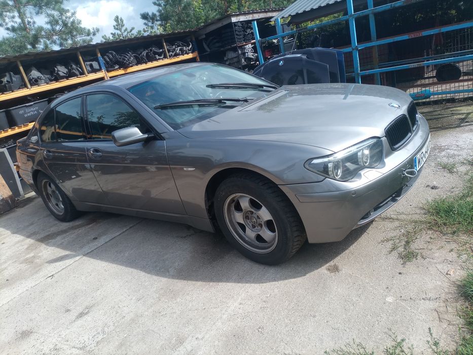BMW E65 cala na czesci 4.4 sterlinggrau 472 maska zderzak drzwi fotele