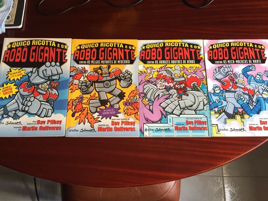 Livros Quico Ricotta e o Robô Gigante