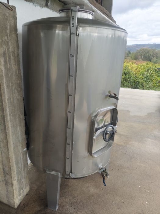 Cuba de inox 1000l