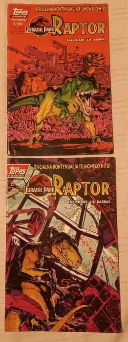 TM-SEMIC Jurassic Park Raptor 1-2/95
