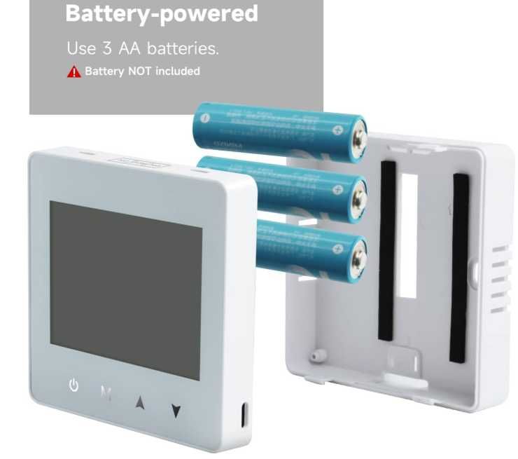 Beok programowalny termostat do pieca BOT-R6W na baterie