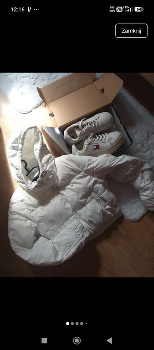Kurtka oraz buty Tomy  Hilfiger