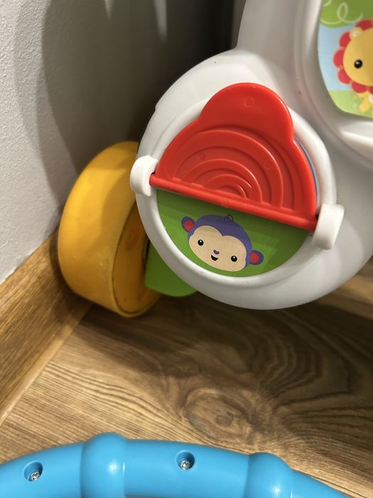Chodzik zabawka edukacyjna pchacz zebra fisher price