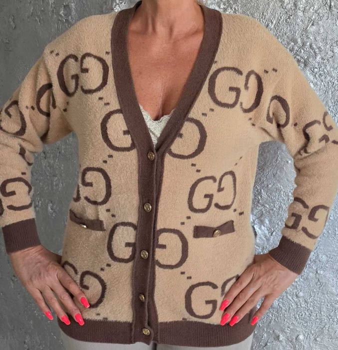 GUCCI  luksusowy swetr alpaka Cudny roz L