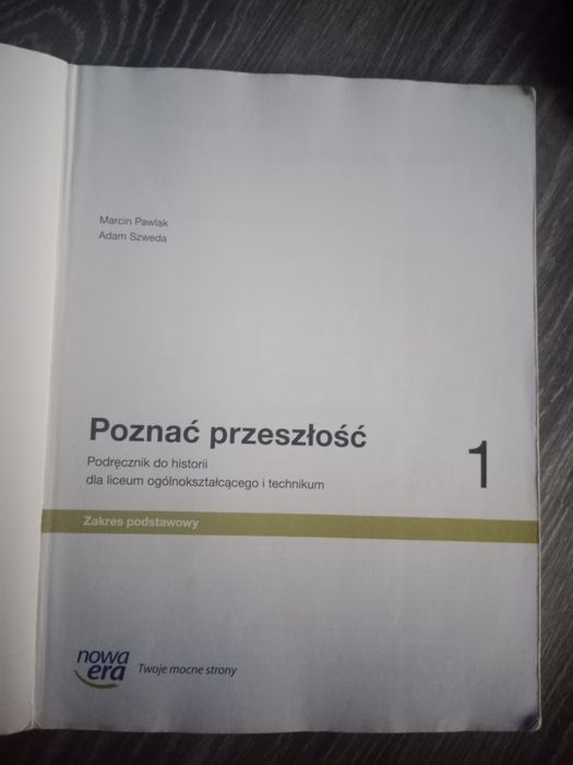 Podręcznik poznać przeszłość 1 podstawowy zakres