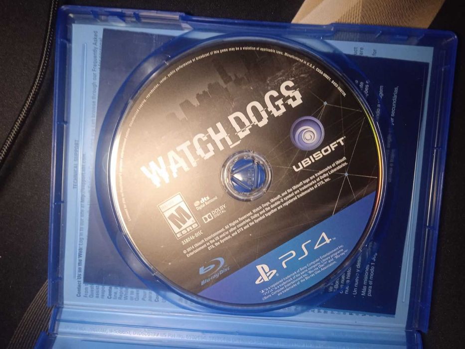 Watch Dogs PS4 — диск