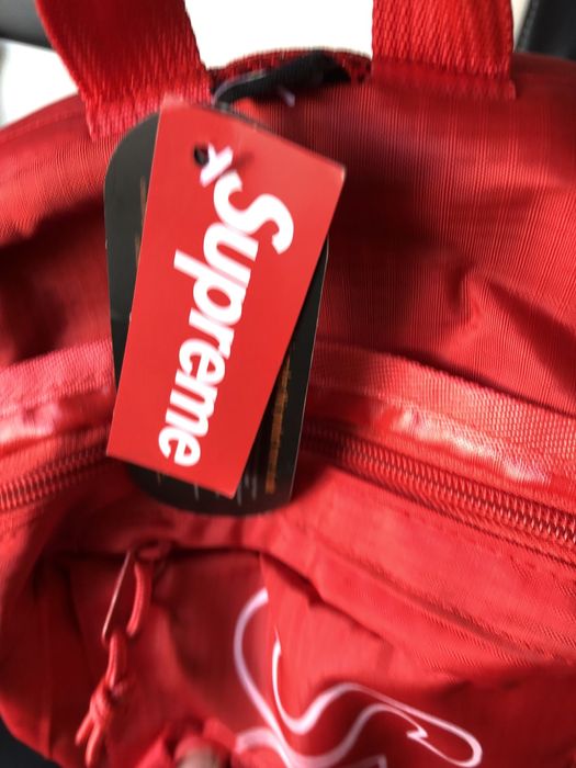 Mochila Supreme Vermelha Saco Mala Streetwear