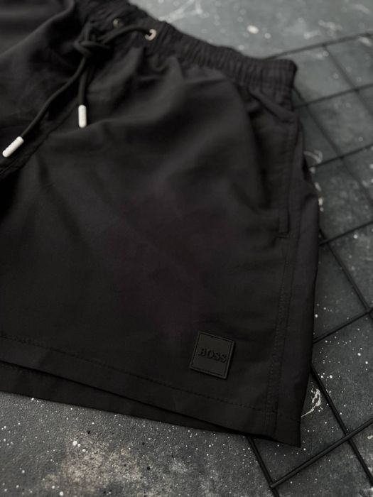 Купальні шорти Hugo Boss з ефектом у воді / Пляжні шорти Хуго Босс у чорному кольорі!