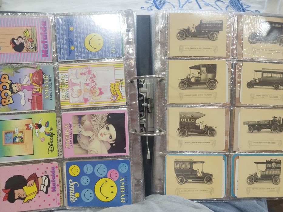 Coleção de calendários de bolso