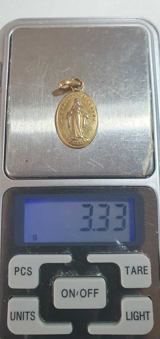 Medalha em ouro  De Nossa Senhora das Graças