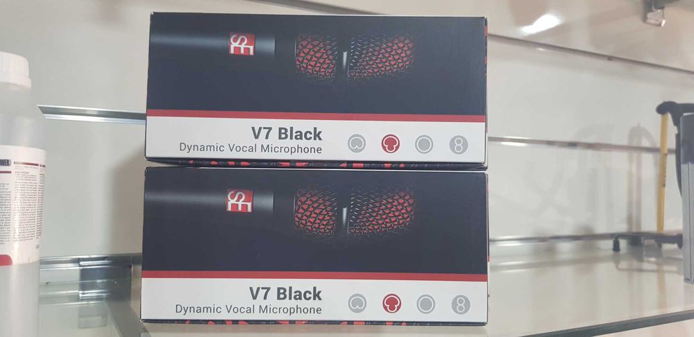 Microfones novos SE V7 - 4 unidades