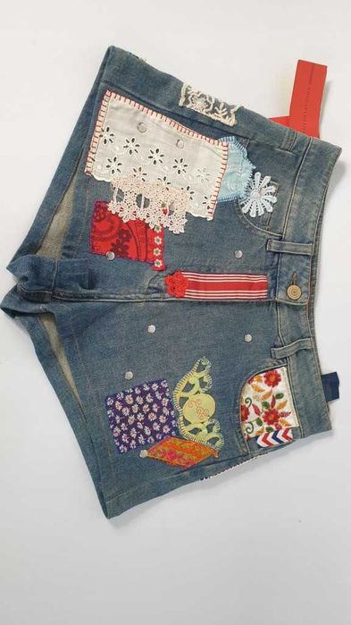 tommy HILFIGER JEANS ORYGINALNE spodenki   granatowe  XS