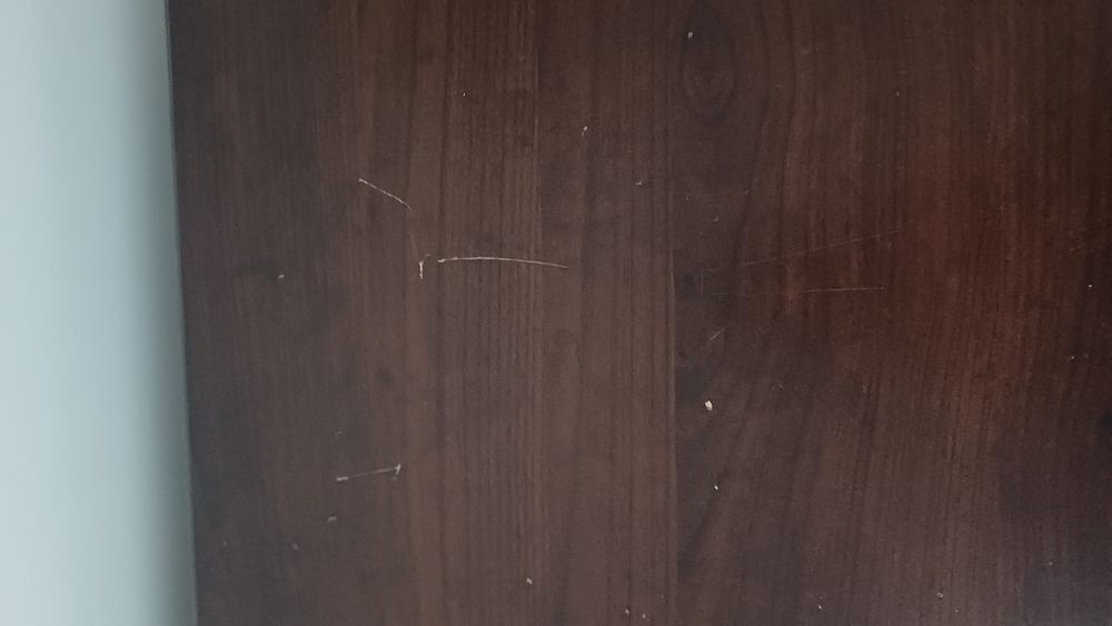 Biurko Brusali Ikea czarnobrąz