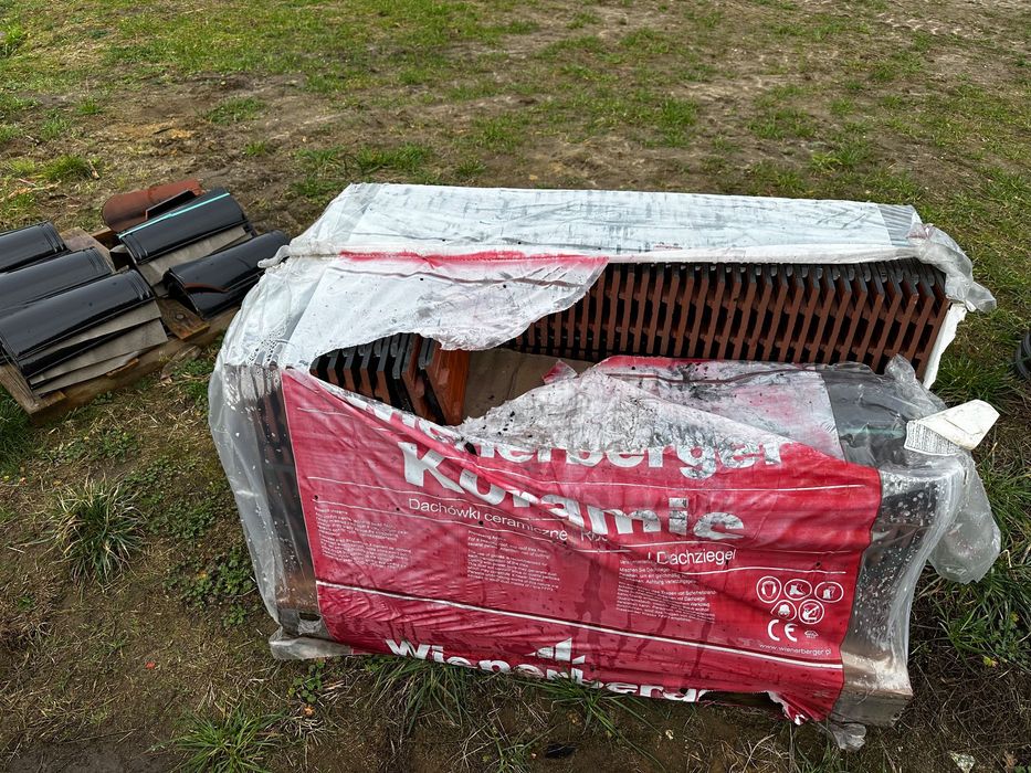 Dachówka karpiówka czarna angoba