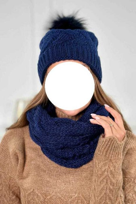 Komplet czapka + szalik