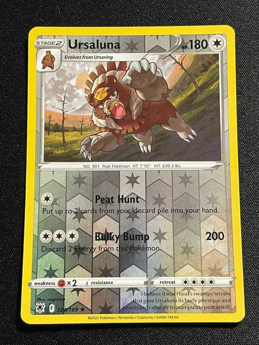 Carta Pokémon Ursaluna 124/189 Astral Radiance