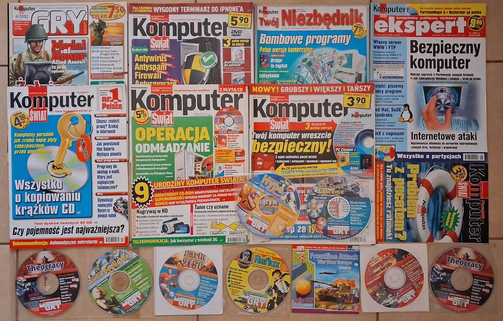 Czasopismo "Komputer Świat" + płyty CD