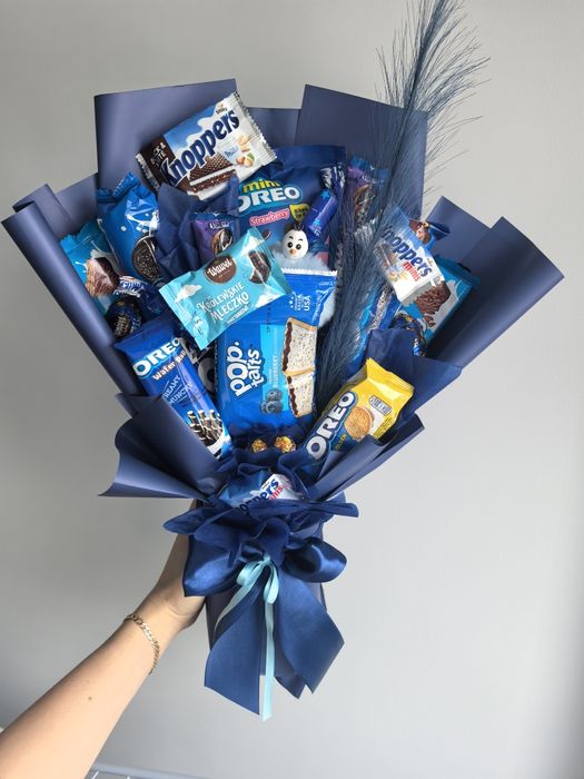 Bukiet ze słodyczy oreo na prezent