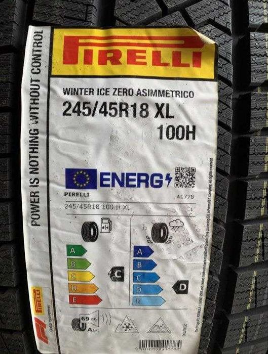 НОВІ Шини 245/45R18 Pirelli WINTER ICE ZERO ASIMMETRICO. Гума зима