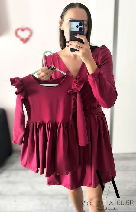 Świąteczne zestawy mama i córka