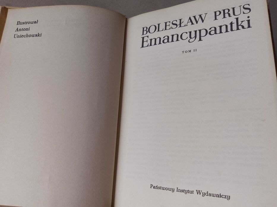 B. Prus "Emancypantki" t. 2, 1973 PIW
