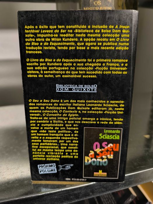 O Livro do Riso e do Esquecimento — Milan Kundera