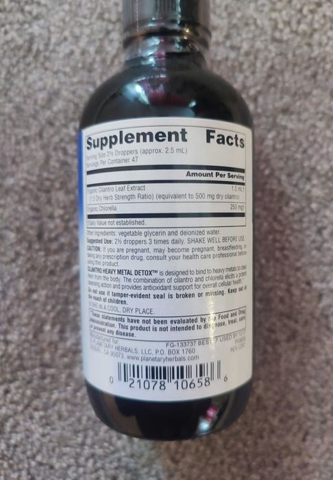 Kolendra Cilantro heavy metal detox planetary herbals chelatacja