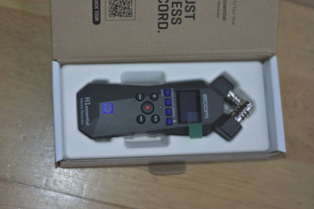 Zoom H1 - Gravador (como novo, usado uma vez)