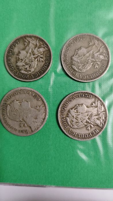 Moedas 50 centavos Alpaca