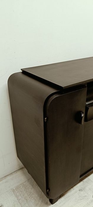 szafka gramofon adapter Halabala Czechoslowacja lata 60-te design