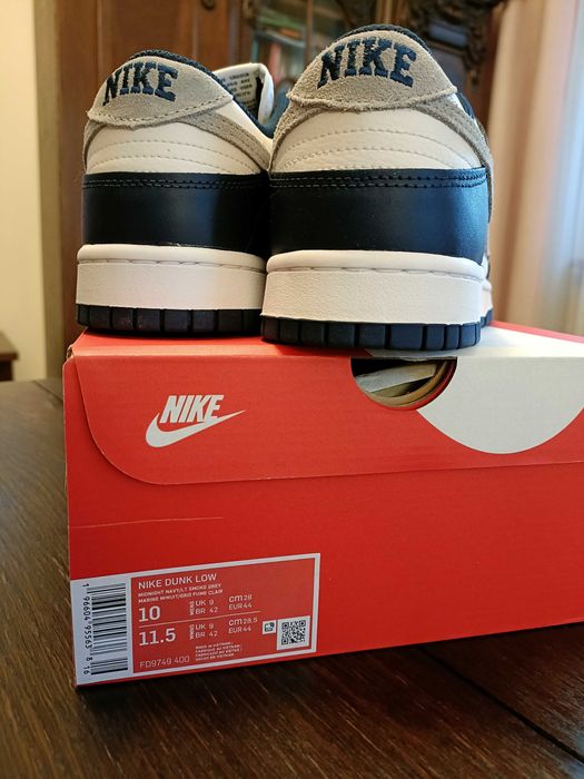 Buty Nike Dunk Low Summit White Midnight Navy rozmiar 44 wkładka 28 cm