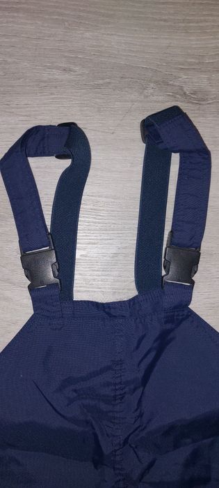 Spodnie przeciwdeszczowe przeciwśniegowe na szelkach