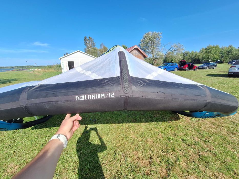 Latawiec KITE AIRUSH Lithium 12m2 + bar WARSZAWA stan idealny