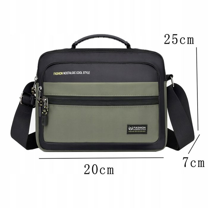 Torba Na Ramię Damska Do Pracy Szkoła Miasto Torebka Męska 20*7*25cm